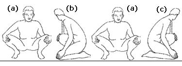 Udarakarshanasana (The Abdominal Massage Pose)